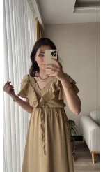 Pamela Volanlı Elbise