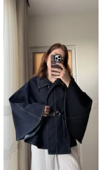 Panço Kot Koyu Mavi Kemerli