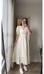 Patika Krem Elbise