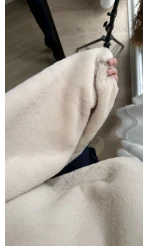 Peluş Kapüşonlu Sweat