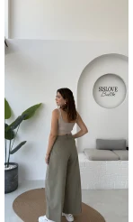 Penny Poliviskon Pantolon - Haki - Kod: 51210