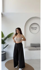 Penny Poliviskon Pantolon - Koyu Kahve - Kod: 51210