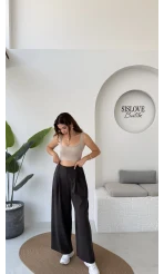 Penny Poliviskon Pantolon - Koyu Kahve - Kod: 51210