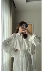 Peri Magic Serisi Özel Tasarım Bluz Beyaz