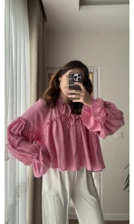 Peri Magic Serisi Özel Tasarım Bluz Pembe