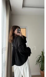 Peri Magic Serisi Özel Tasarım Bluz Siyah