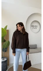 Pileli Trençkot - Kahverengi