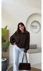 Pileli Trençkot - Kahverengi