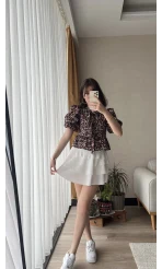 Pinella Leoplarlı Gömlek