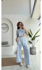 Pinky Yarasa Kol Eşofman Takımı - Mavi