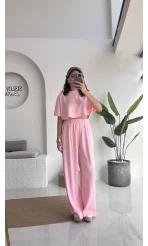 Pinky Yarasa Kol Eşofman Takımı - Pembe