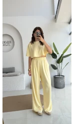 Pinky Yarasa Kol Eşofman Takımı - Sarı