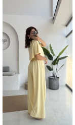 Pinky Yarasa Kol Eşofman Takımı - Sarı