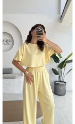 Pinky Yarasa Kol Eşofman Takımı - Sarı