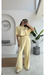 Pinky Yarasa Kol Eşofman Takımı - Sarı