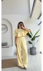 Pinky Yarasa Kol Eşofman Takımı - Sarı