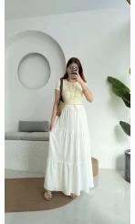 Pinterst Etek Astarlı Beyaz