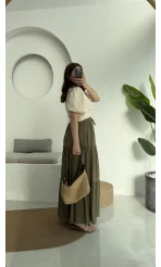 Pinterst Etek Astarlı Haki