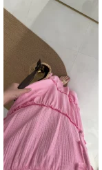 Pinterst Etek Astarlı Pembe