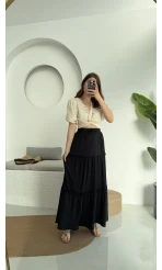 Pinterst Etek Astarlı Siyah