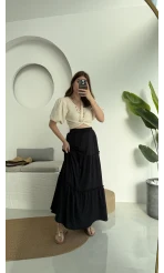 Pinterst Etek Astarlı Siyah
