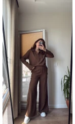 Polo Yaka Takım Acı Kahve (6016)