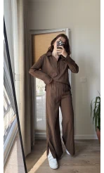 Polo Yaka Takım Acı Kahve (6016)