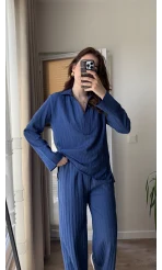 Polo Yaka Takım Lacivert (6016)