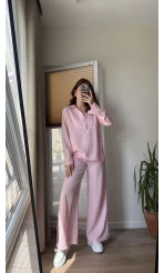 Polo Yaka Takım Pembe (6016)