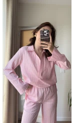 Polo Yaka Takım Pembe (6016)