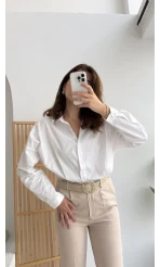 Poplin Gömlek Beyaz Kod: 4985