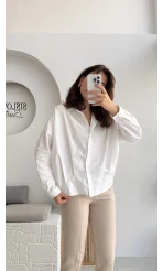 Poplin Gömlek Beyaz Kod: 4985