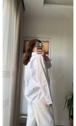 Poplin Premium Beyaz Gömlek