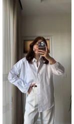 Poplin Premium Beyaz Gömlek