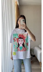 Portre Beyaz T-Shirt