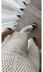 Premium Triko Beyaz Pantolon