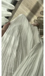 Premium Keten Beyaz Elbise