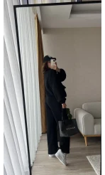 Premium Siyah Rengi Bomber Ceket Eşofman Takım