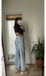 Premium Zr Yıkamalı Winte Jean Açık Mavi