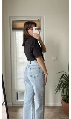 Premium Zr Yıkamalı Winte Jean Açık Mavi