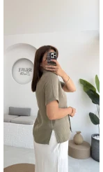 Puf Gömlek-2104-Haki