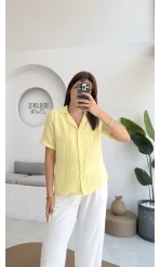 Puf Gömlek-2104-Sarı
