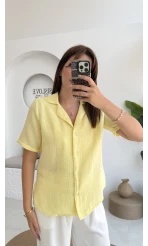 Puf Gömlek-2104-Sarı