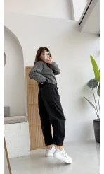 Rape Baggy Pantolon Siyah Rengi