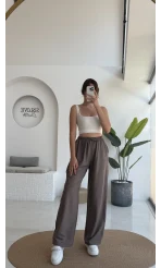 Raya Cepli Pantolon - Koyu Vizon