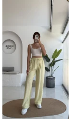 Raya Cepli Pantolon - Sarı