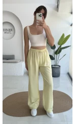 Raya Cepli Pantolon - Sarı