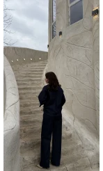 Roar Denim Gömlek-Pantolon Takım - Lacivert - Kod: 2201 4042