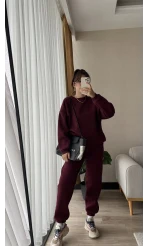Ross Bisiklet Yaka Bordo Takım İçi Şardonlu