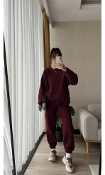 Ross Bisiklet Yaka Bordo Takım İçi Şardonlu